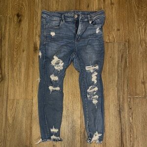 American eagle ripped jeans